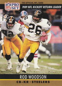 Rod Woodson Pittsburgh Steelers 1990 Pro set NFL #16